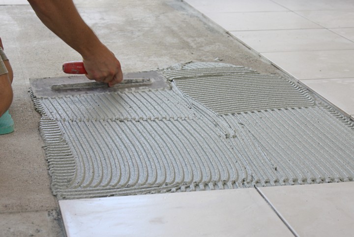 Tile installation | Webb Carpet