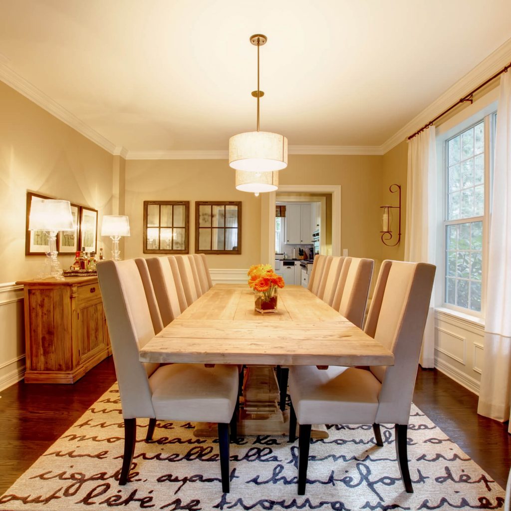 Dining room flooring | Webb Carpet Company