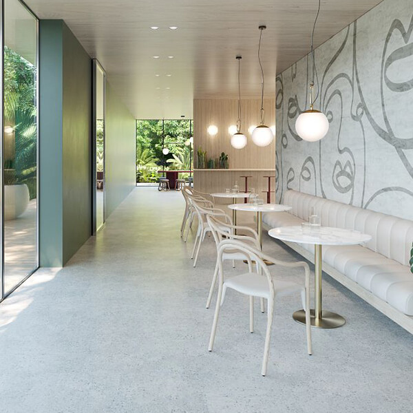 Commercial Flooring-Cafe | Webb Carpet Company